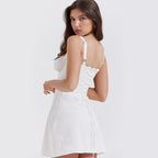 Women's Lace Up Slim Spice Girls Short Dress
