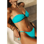 Split Swimsuit Bikini Suit Sunshine Bath Beach Tube Top Women - DanaFashionstore