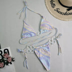 New Women's Split Bikini Double Fabric Lace-up Swimwear - DanaFashionstore