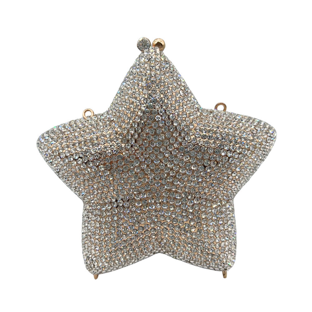 Little Star Studded Diamond Dinner Full Diamond Handbag Dana Fashion