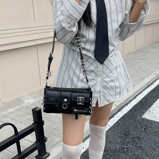 Women's Fashion Short Crossbody Baguette Bag - DanaFashionstore