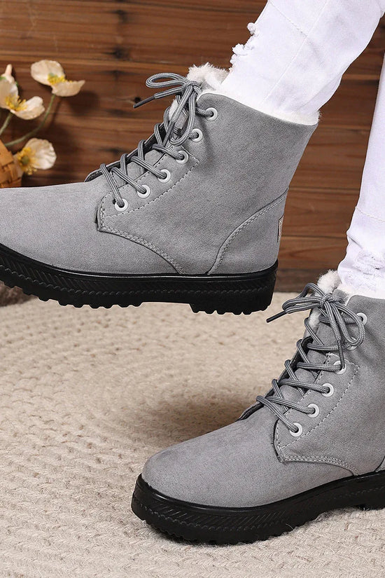 Women's Fashionable Waterproof High-top Cotton-padded Snow Boots - DanaFashionstore