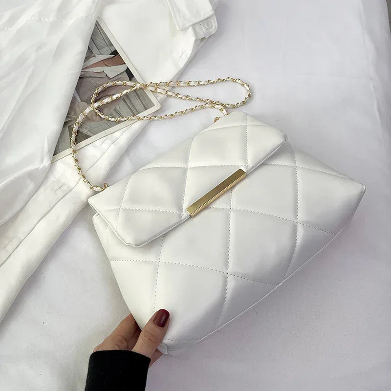 Simple Portable Casual Fashion Crossbody Diamond Embroidery Thread Chain Bag - DanaFashionstore