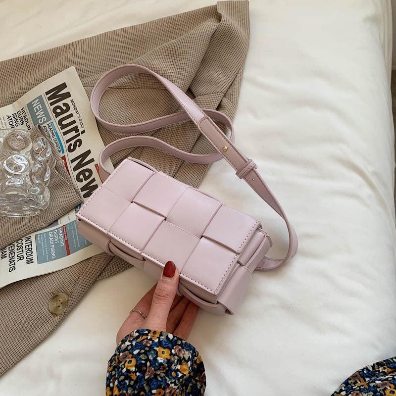 All-match Shoulder Bag Handmade Woven Small Square Bag - DanaFashionstore
