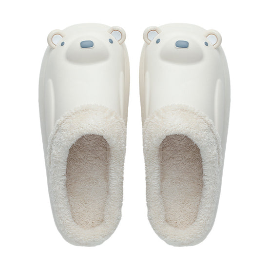 Home Non-slip And Warm Cartoon Bear Slippers