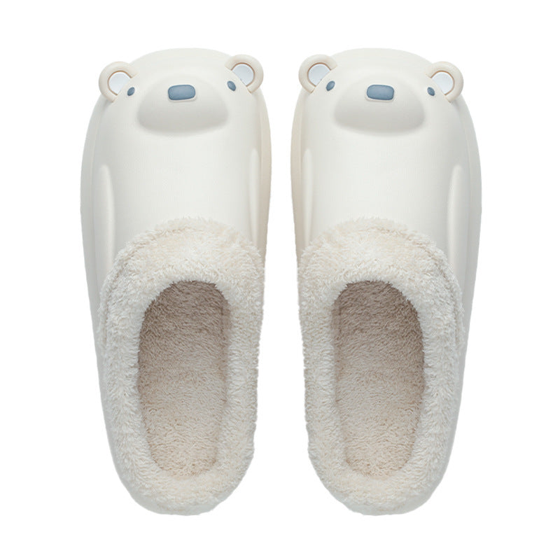 Home Non-slip And Warm Cartoon Bear Slippers