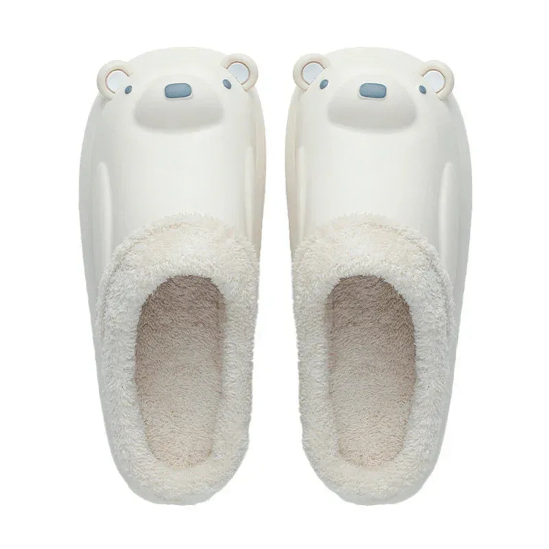 Home Non-slip And Warm Cartoon Bear Slippers - DanaFashionstore