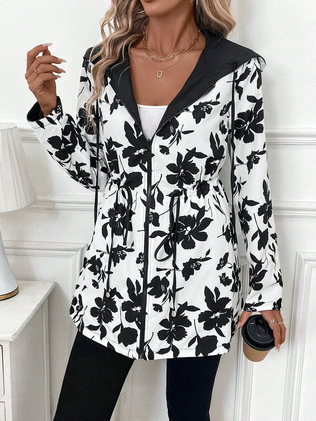 Women's Double-sided Reversible Hooded Zipper Jacket - DanaFashionstore