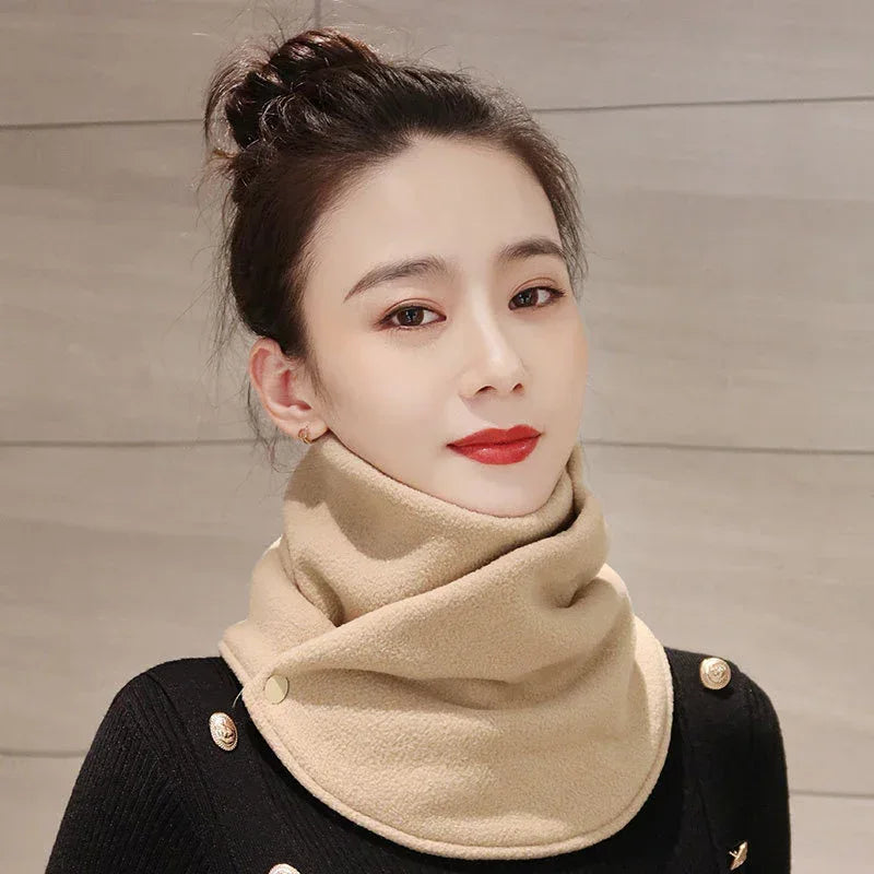 Women's Warm Plush Scarf Ins Cute And Versatile - DanaFashionstore