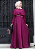 Plus Size Muslim Dress Cape - Elegant Hui Costume Arab National Robe for Women - DanaFashionstore