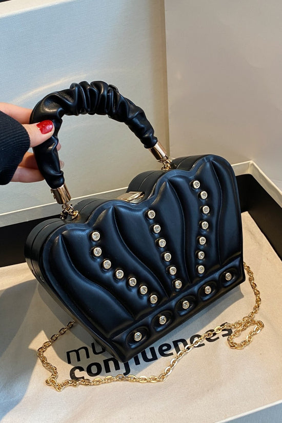Crown Handbags High-grade Elegant Affordable Luxury Fashion Shoulder Messenger Bag - Dana Fashion