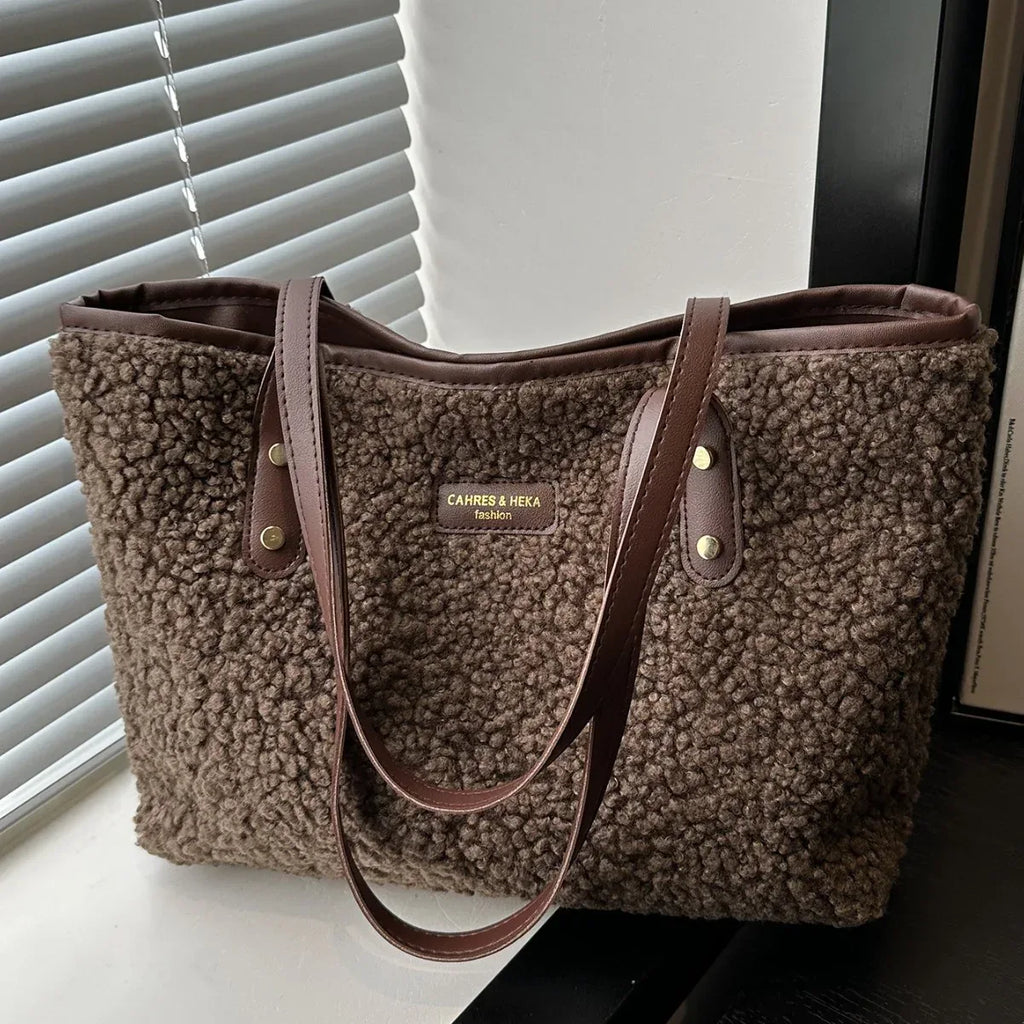 Fashionable Furry Versatile Shoulder Bag - DanaFashionstore