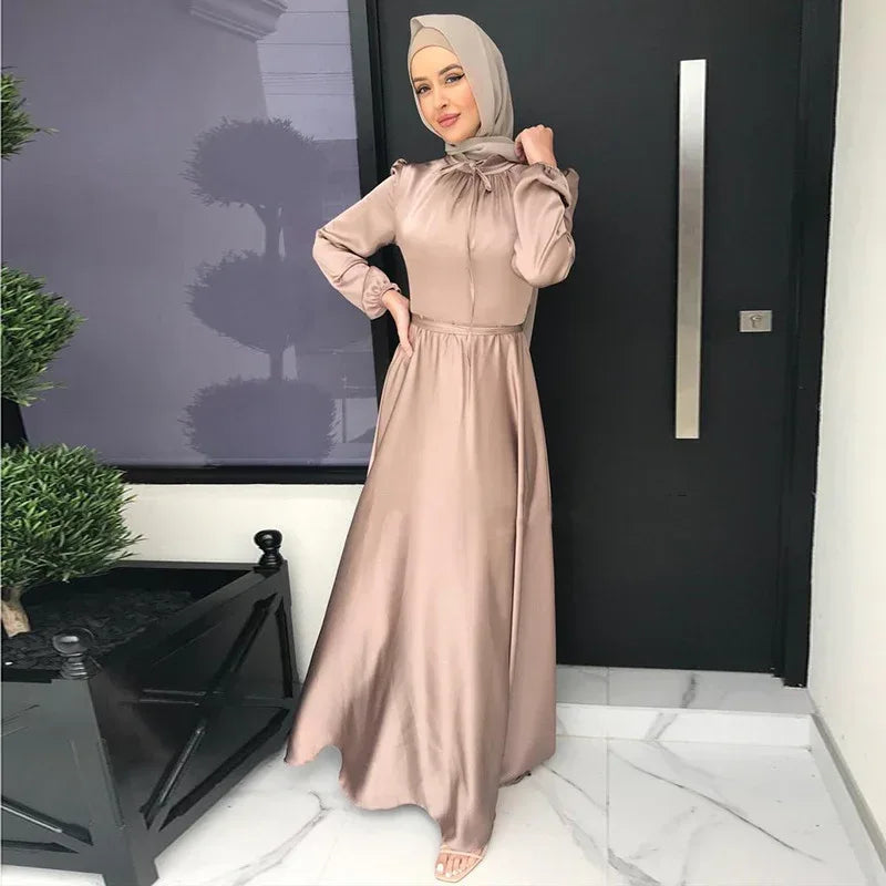 Middle East Saudi Muslim Dress - Elegant Cross-Border Islamic Abaya for Women - DanaFashionstore