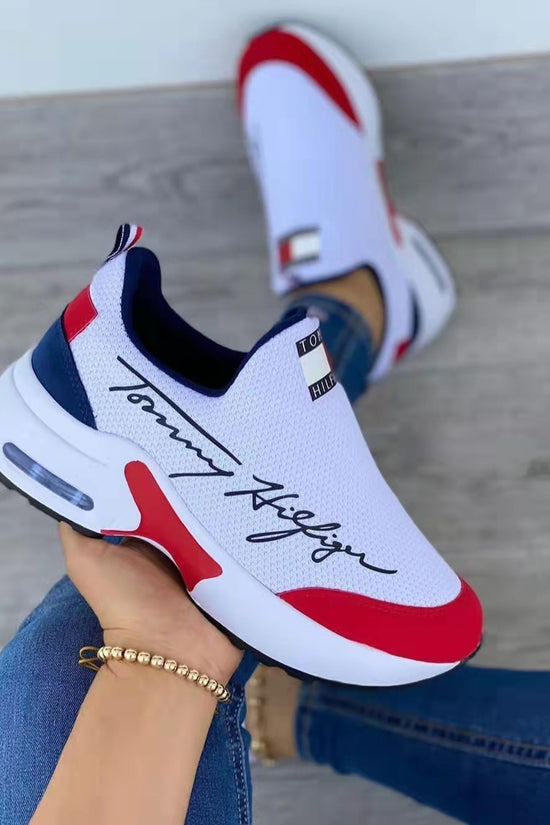 Air Cushion Lazy Dad Shoes Slip-on Sneakers For Women