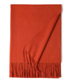 New Solid Color Wool Long Beard Warm Tassel Scarf Thick - DanaFashionstore
