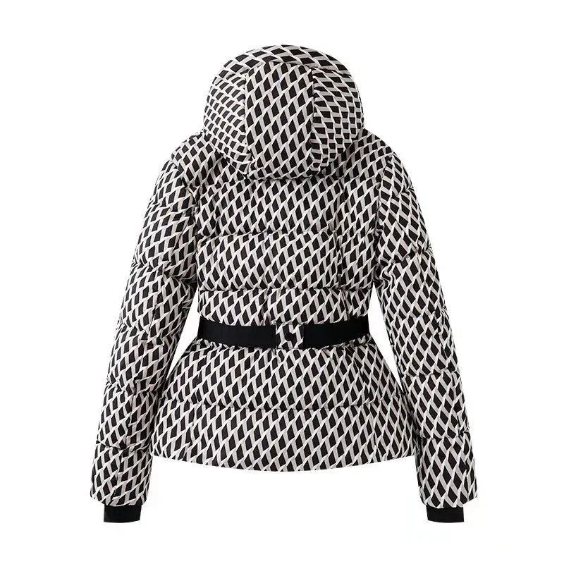 Women's Waist Slimming Belt Cotton Jacket 2026 - Padded Winter Coat - DanaFashionstore