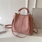 Women's Large-capacity Crossbody Autumn All-matching Korean-style Textured Portable Bucket Bag - DanaFashionstore