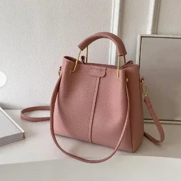 Women's Large-capacity Crossbody Autumn All-matching Korean-style Textured Portable Bucket Bag - DanaFashionstore