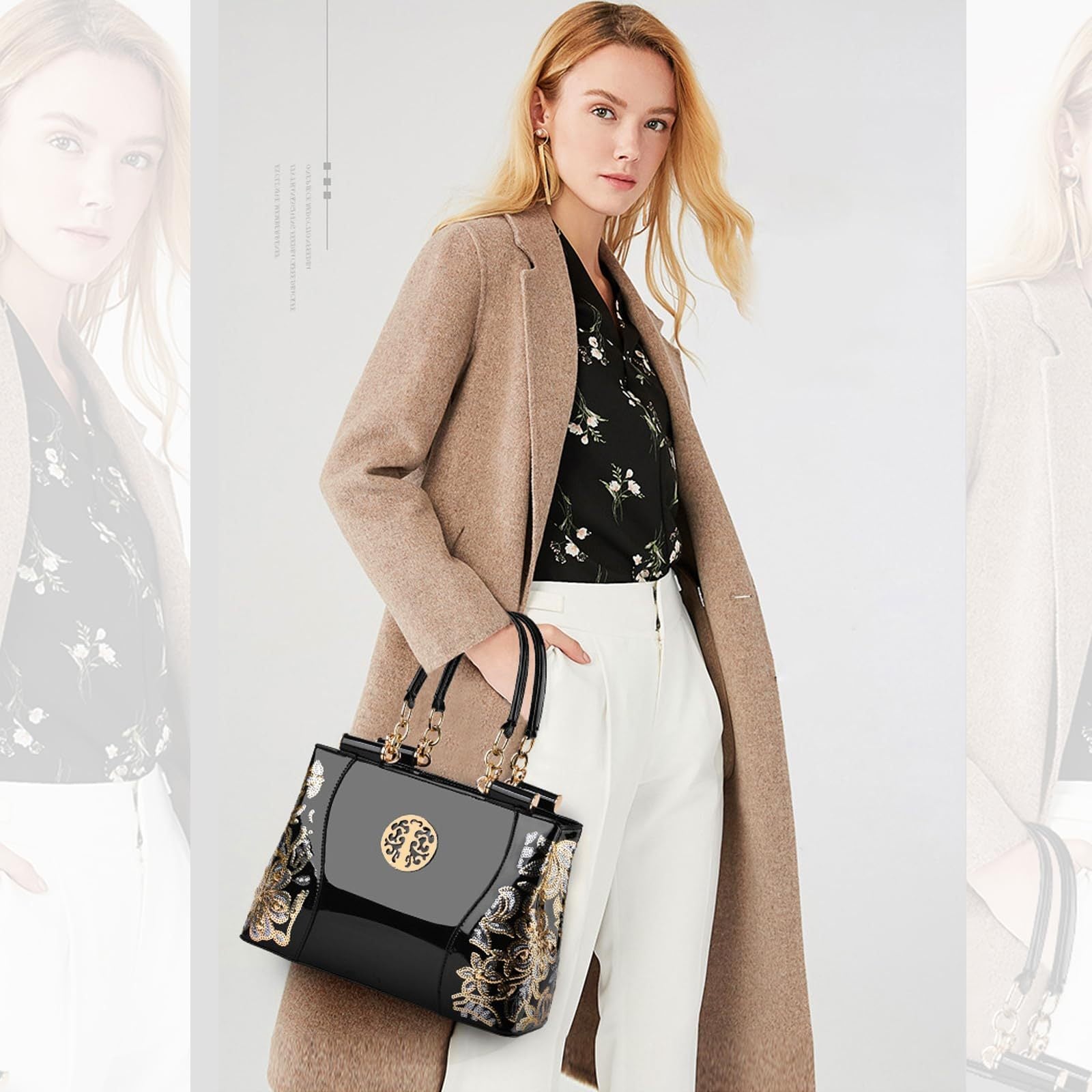 Elegant Patent Leather Handbags For Women - Stylish Hobo, Chic Tote, Versatile Shoulder, Crossbody Bags - Dana Fashion