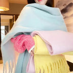Women's Temperament Fashion Warm Solid Color Shawl Scarf - DanaFashionstore