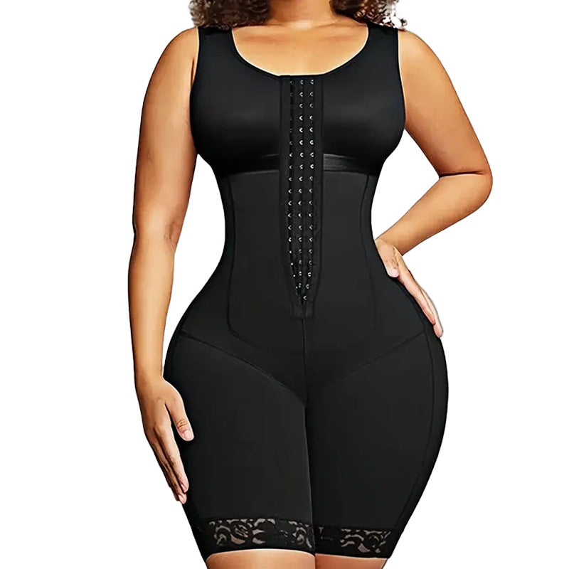 Plus Size One-piece Thin Breasted Belly Contracting Hip Lift Body Shaping Corset - Dana Fashion