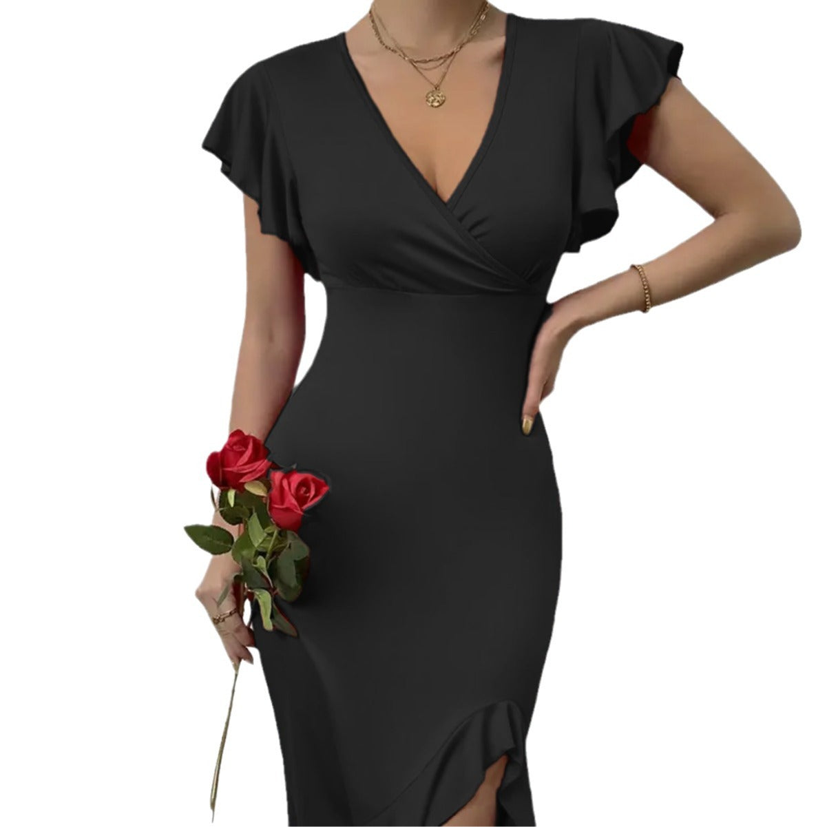 European And American Hot Girl High Elastic Solid Color Women's Skirt - Dana Fashion