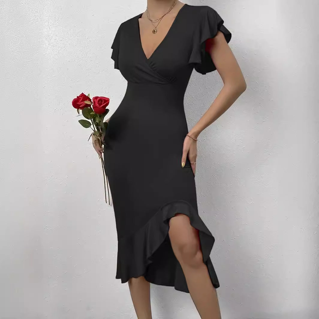 European And American Hot Girl High Elastic Solid Color Women's Skirt - Dana Fashion
