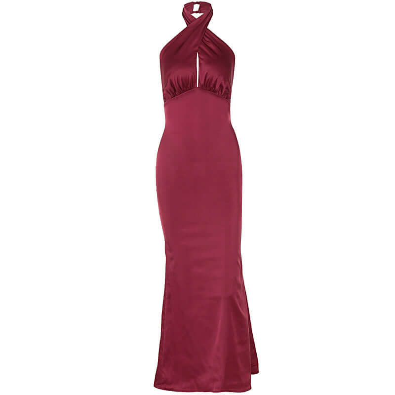 Summer Fashion Elegant Backless Sleeveless Dress $29.22 Dana Fashion Color: Blue Size: L Women's clothing Product information: Pattern: solid color Skirt-type: One-Step skirt Color: blue, wine red, blue in stock Waist Type: Mid waist Size: S,M,L Style typ