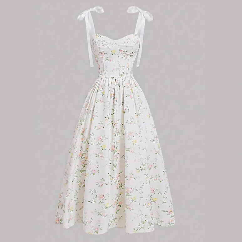 Women's Spring Clothing Elegant Low-cut Split Sling Dress $34.90 Dana Fashion Color: White Size: L Women's clothing Product information: Pattern: Printing Skirt type: suspender skirt Color: White Size: S,M,L,XL Style type: temperament commute Popular elem
