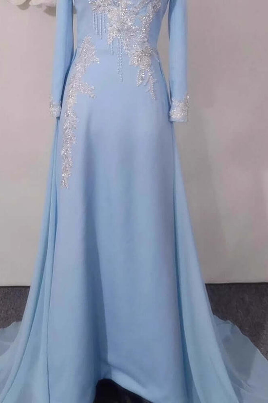 Light Luxury Minority Temperament Long Sleeve Performance Costume $178.96 Dana Fashion Color: Blue Size: L Women's clothing Product information: Fabric name: Polyester Color: blue Sleeve type: regular sleeve Waist type: high waist Size: S,M,L,XL,XXL Appli