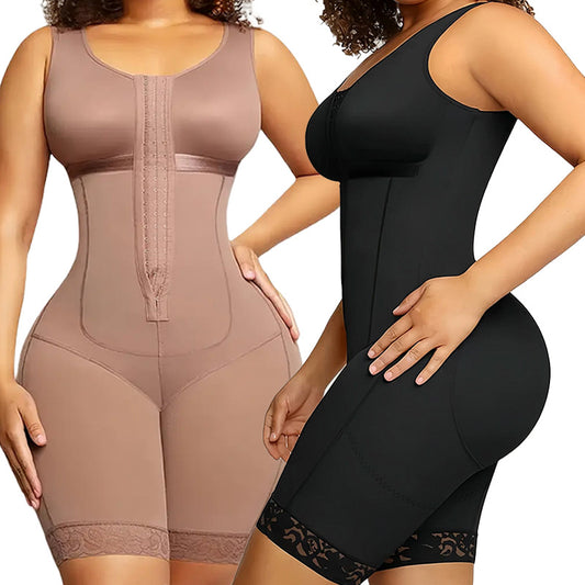 Plus Size One-piece Thin Breasted Belly Contracting Hip Lift Body Shaping Corset - Dana Fashion