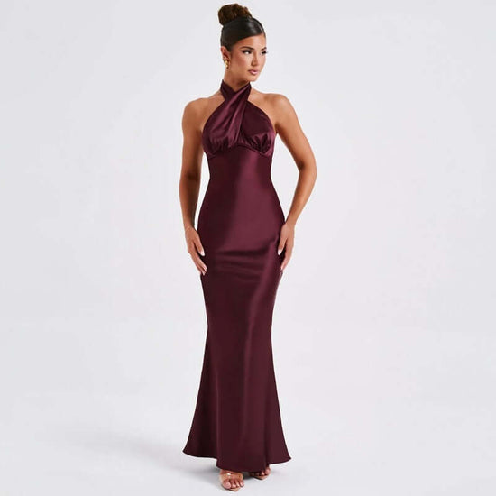 Summer Fashion Elegant Backless Sleeveless Dress $29.22 Dana Fashion Color: Blue Size: L Women's clothing Product information: Pattern: solid color Skirt-type: One-Step skirt Color: blue, wine red, blue in stock Waist Type: Mid waist Size: S,M,L Style typ