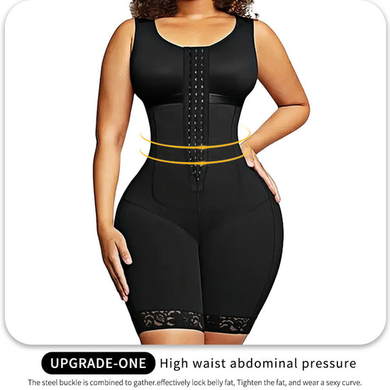 Plus Size One-piece Thin Breasted Belly Contracting Hip Lift Body Shaping Corset - Dana Fashion