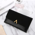 Frosted Color Matching 30 Off Long Ladies Wallet - DanaFashionstore