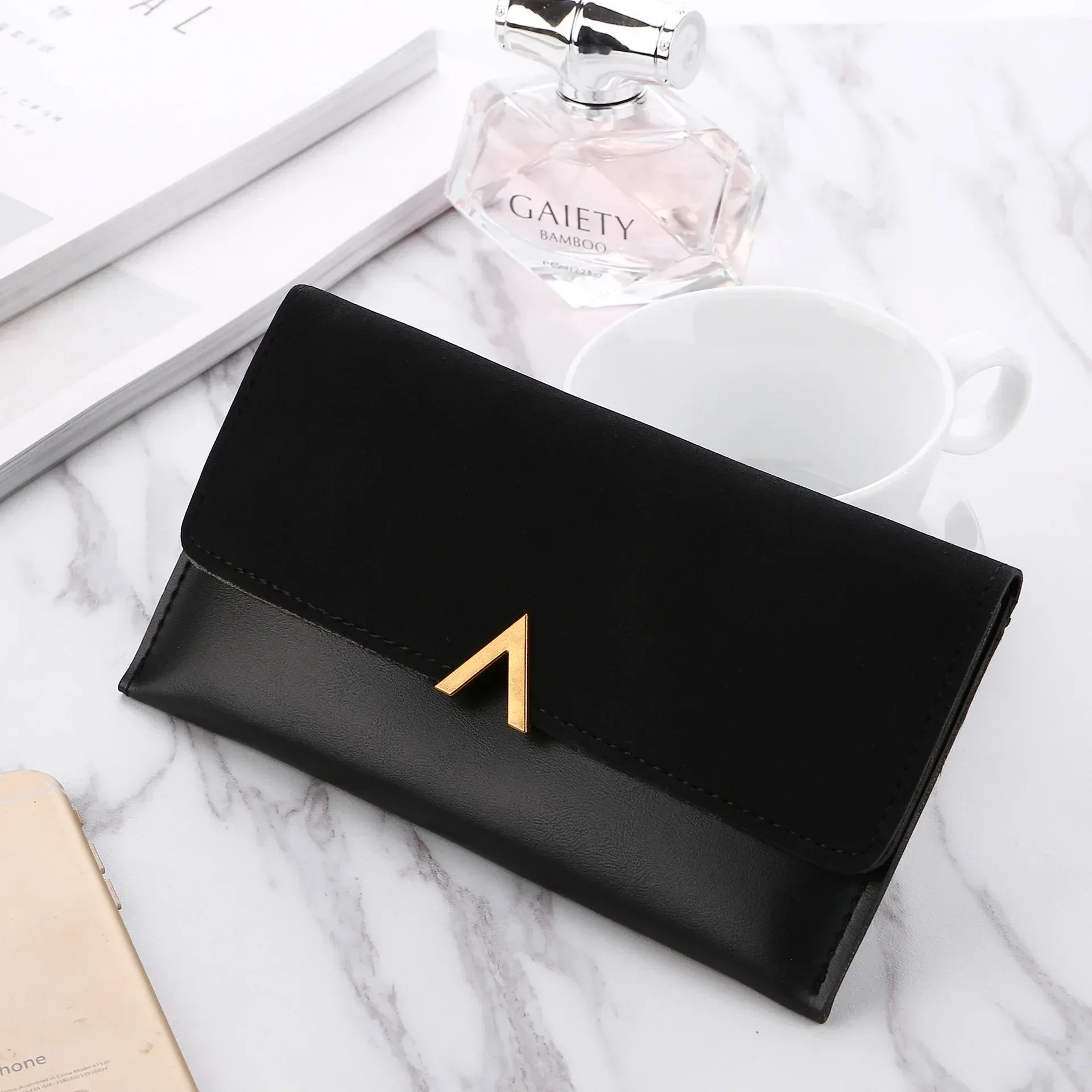 Frosted Color Matching 30 Off Long Ladies Wallet - DanaFashionstore