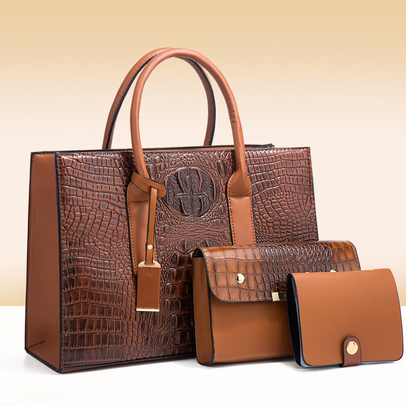 Women's Handbag Shoulder Bag Three-piece Set - Dana Fashion