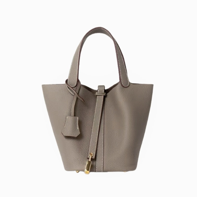 Basket Bag Palm Purple Blue Powder Yellow Ash Black White - Dana Fashion