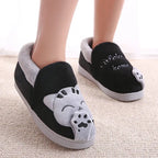 Cotton Slippers Women Platform Bag With Home - DanaFashionstore