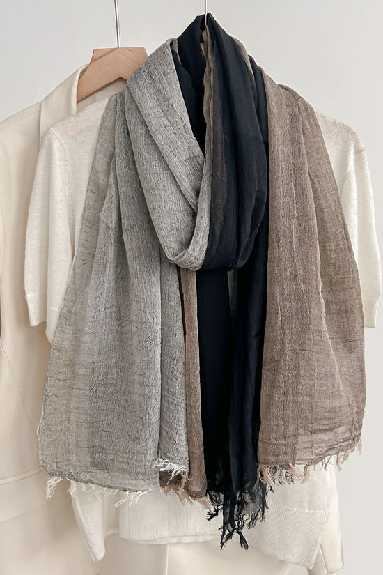 Autumn And Winter Leisure Style Simple Pure Cotton Scarf