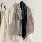 Autumn And Winter Leisure Style Simple Pure Cotton Scarf - DanaFashionstore