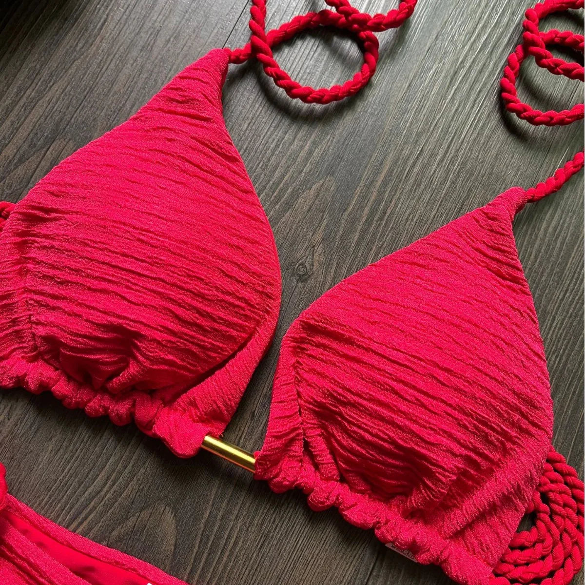 Women's Fashion Braided Rope Bikini Suit - DanaFashionstore