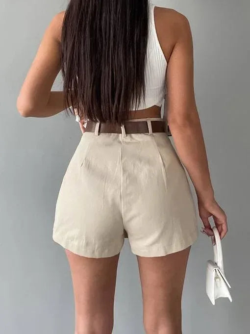 Women's Fashion Solid Color High Waist Skirt - DanaFashionstore