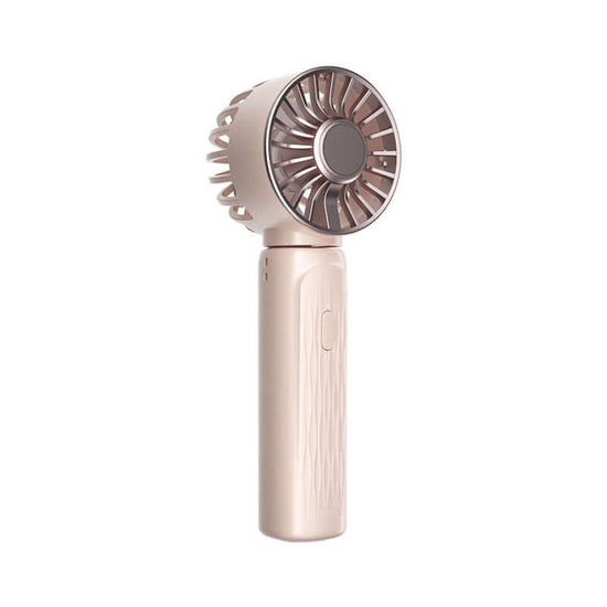 Turbos Chilled Ice Sensation Cold Fan Super Mini Turbos Speed Fan USB Powered Digital Display For Outdoor Camping Travel $55.99 Dana Fashion Color: FH01 Gold Size: 63x57x176mm Beauty Tools Summary: Extremely Strong, Yet Natural Wind: This portable turbine