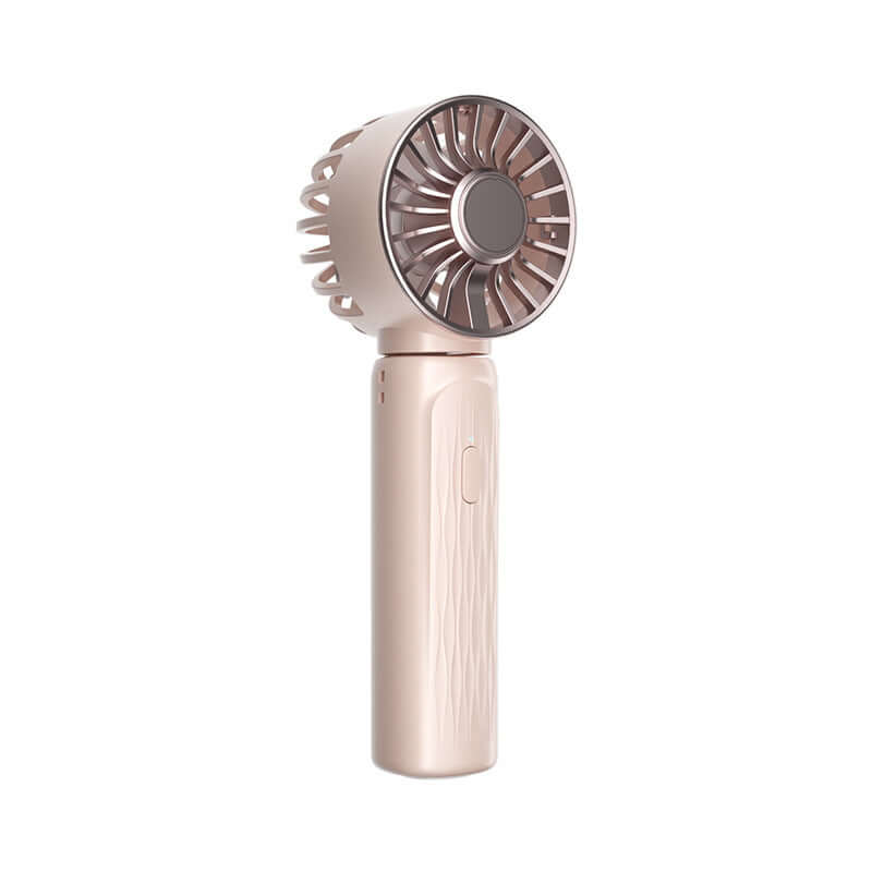 Turbos Chilled Ice Sensation Cold Fan Super Mini Turbos Speed Fan USB Powered Digital Display For Outdoor Camping Travel $55.99 Dana Fashion Color: FH01 Gold Size: 63x57x176mm Beauty Tools Summary: Extremely Strong, Yet Natural Wind: This portable turbine