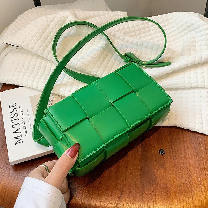 All-match Shoulder Bag Handmade Woven Small Square Bag - DanaFashionstore