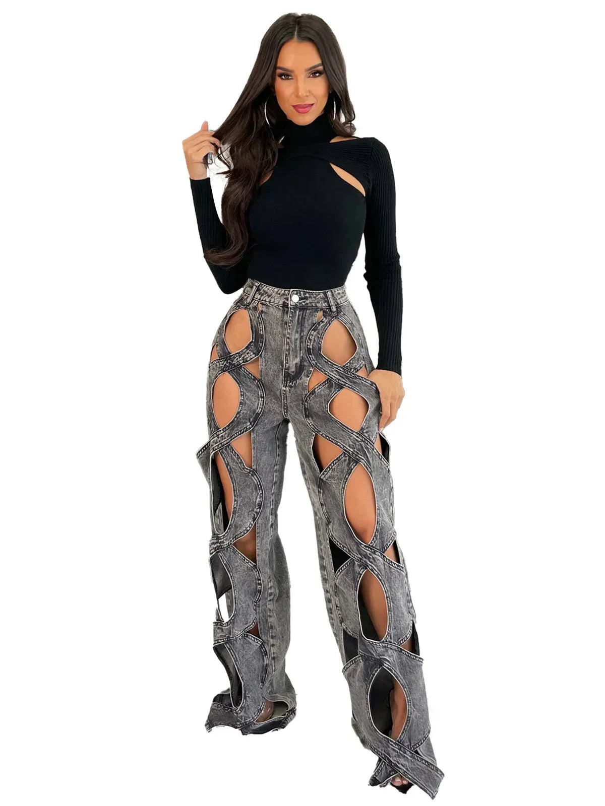 Casual Love Twist Jeans For Women - DanaFashionstore