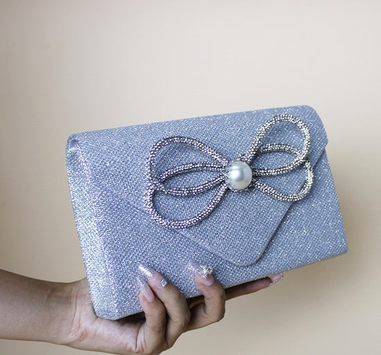 Women's Dinner Clutch Diamond Flip Square Bag Party Fashion - Dana Fashion