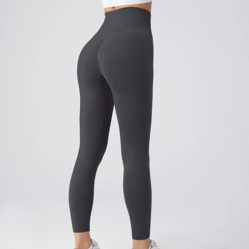Seamless Leggings Yoga Pants Tummy Control Workout Running Yoga Leggings For Women - DanaFashionstore