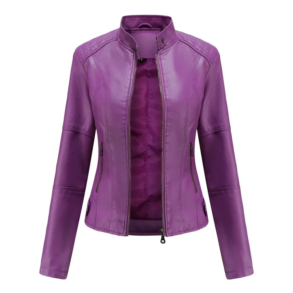 European American Leather Jackets 2026 - Women's Fashion Outerwear - DanaFashionstore