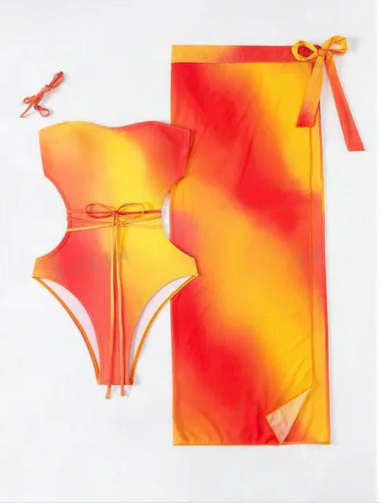 American Beach Seaside Vacation One-piece Swimsuit - DanaFashionstore